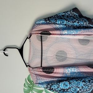 Knee length kimono/cover up